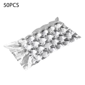 50PCS Disposable Ice Bags Cube, Freezer Ball Ice Mold Cubes, Easy Release Ice Mold Cubes, Self-Seal Freezing Maker, Cooler Bag for Cocktail, Food, Wine