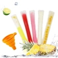 thumbnail image 1 of （50PCS）Disposable Ice Pop Mold Bags with Zip Seals – BPA Free Freezer Tubes for Yogurt Sticks, Juice & Smoothies, 7.5"x2", 1 of 7