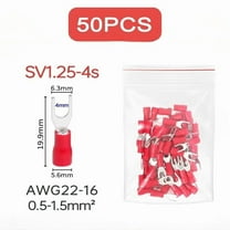 Fork Crimp Terminal Wire Connector 50 Piece