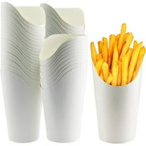 50PCS French Fry Cups Disposable Paper Cup | Charcuterie Cups Disposable French Fry Holder | Paper Cups French Fries Holder