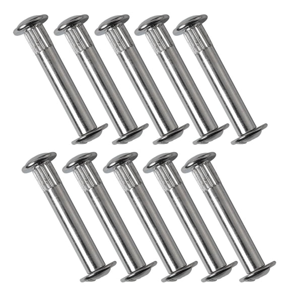 50PCS Furniture Joint Connector Bolts and Socket Cover Nuts Sleeve Cap Nuts Furniture Screws Connectors Cabinet Panel Connector Screws for Wood Cabinet Beds