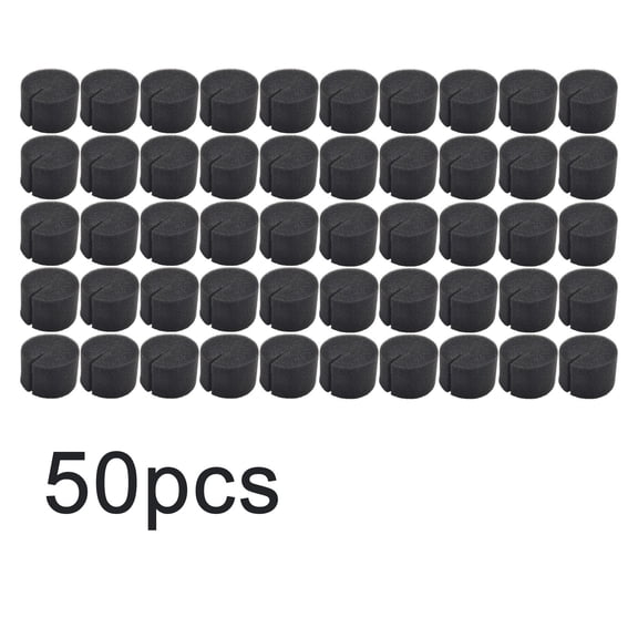 50PCS Garden Clone Collars Neoprene Inserts Sponge Block For Hydroponics Plant Germination And Cloning In Net Pots
