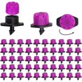thumbnail image 1 of 50PCS Garden Drip Irrigation Drippers Sprinklers 360 Degree Adjustable, 1/4 Inch Emitters for Waterig System Mirco Spray Nozzles for Balcony Yard Greenhouse (Purple), 1 of 6