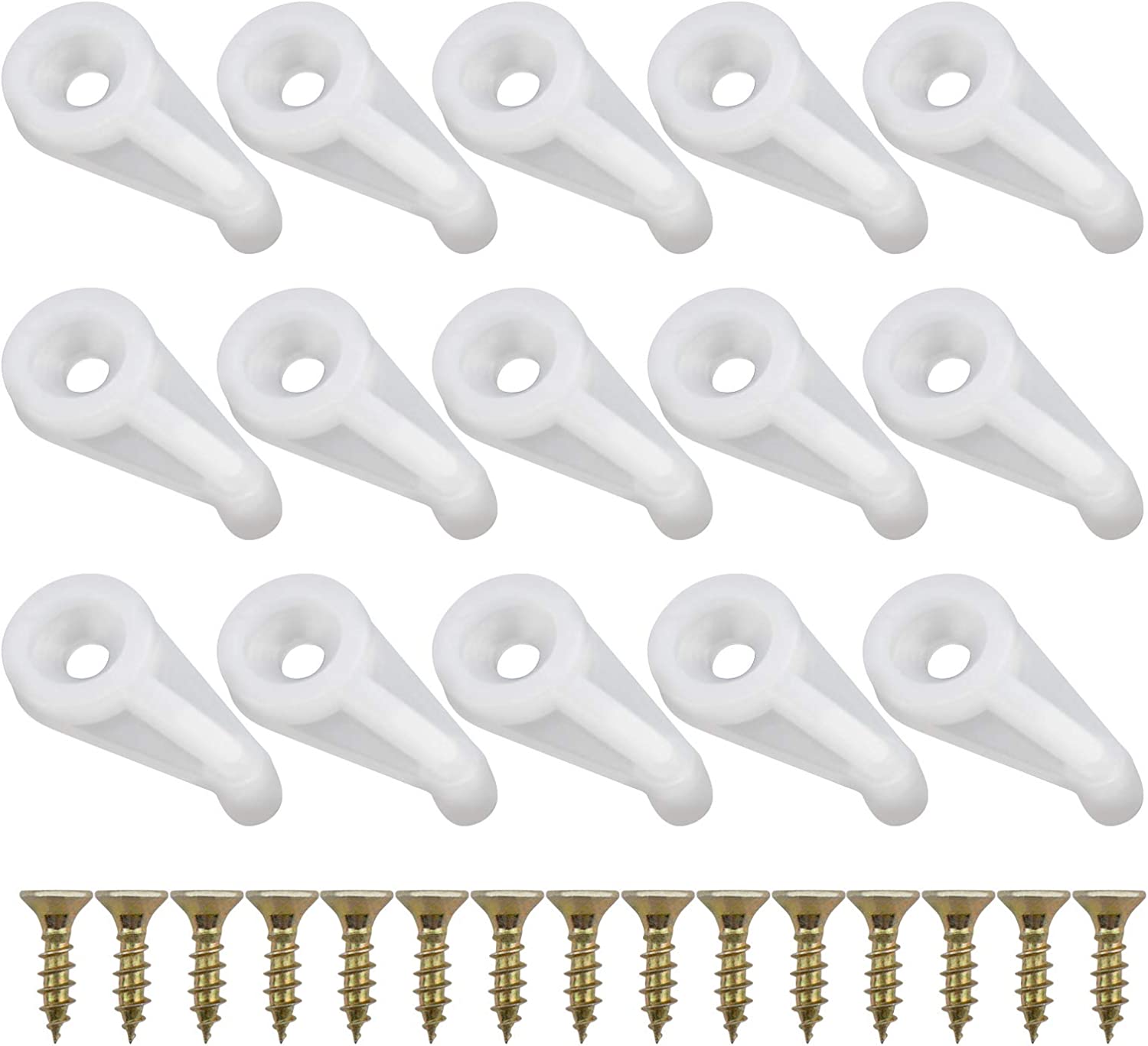 50PCS Glass Retainer Clips Kit, 4mm Glass Clip Glass Clips with