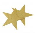 50PCS Glitter Star Paper Cutouts Double Sided Stars Decoration Cutouts Paper Wall Decor for Bulletin Board Classroom Wedding Party