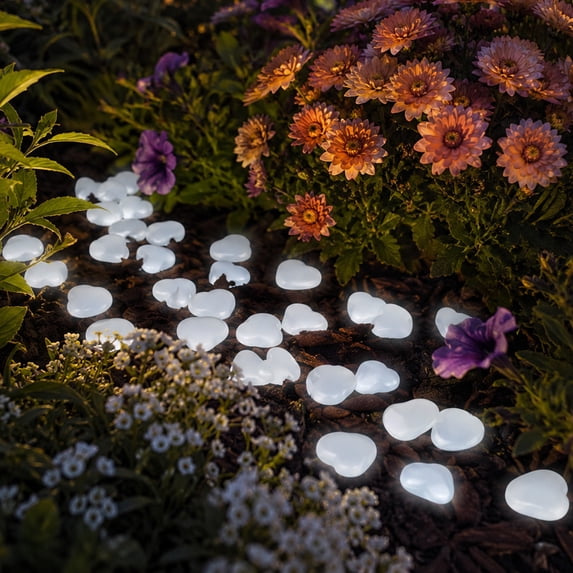 50PCS Glow In The Dark Aquarium Rocks, Luminous Resin Fish Tank Decoration Stones with Natural Texture for Underwater Landscape DIY Aquascaping Ornament Freshwater Saltwater Tank Decor