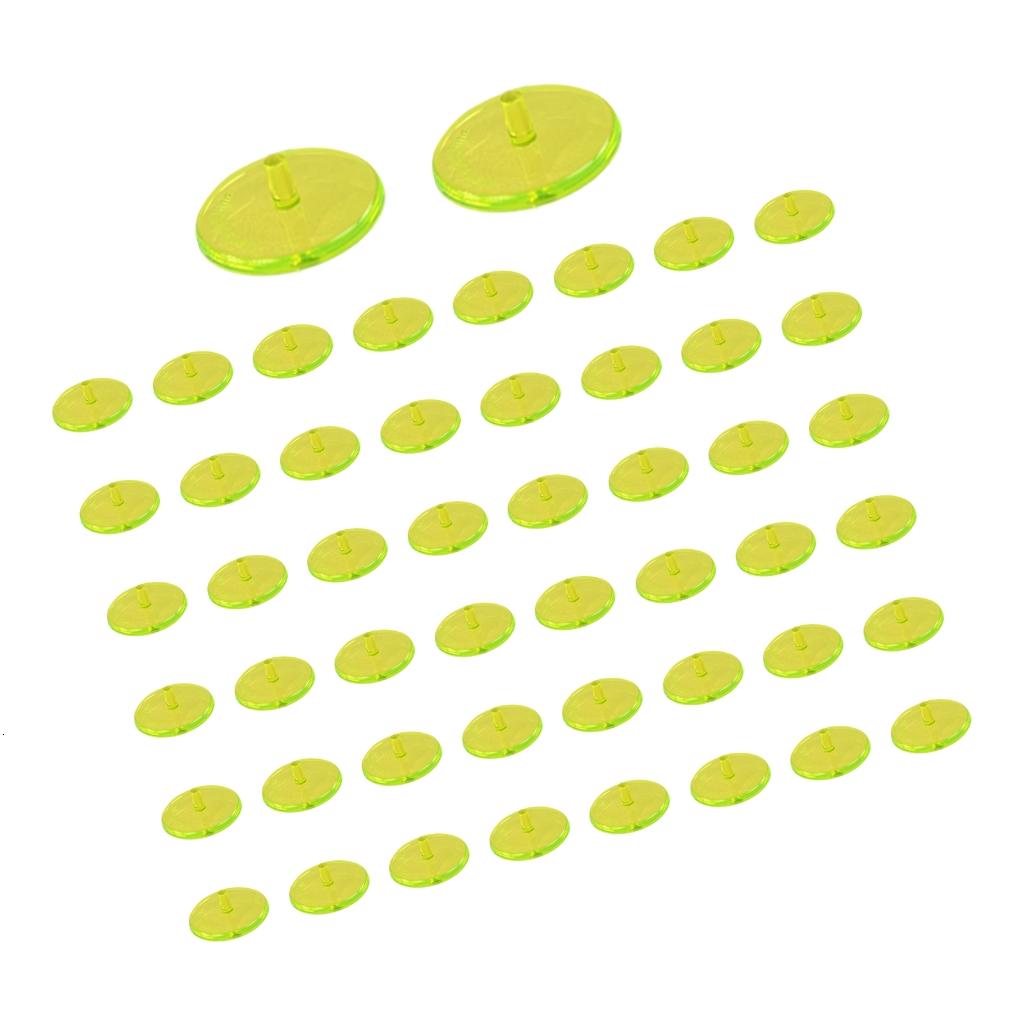 50PCS Golf Ball Position Indicators In Assorted Transparents Plastic ...