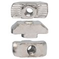 thumbnail image 1 of 50PCS M4 Thread t-Slot Nut for 4040 Series European Aluminum Profile,Carbon Steel Nickel Plated Nut Hammer Head Fastener(4040Series,M4), 1 of 5