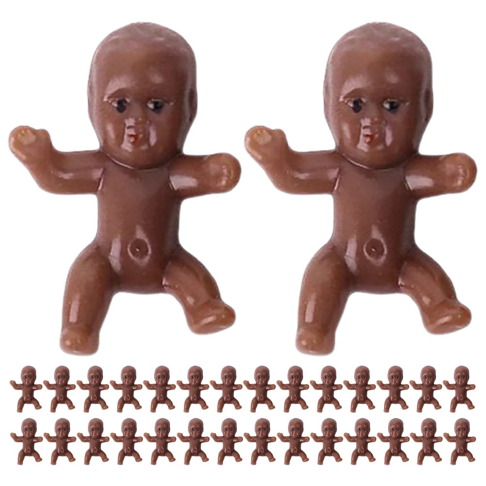 50PCS Mini Plastic Babies Baby Doll for Baby Shower Party Favors