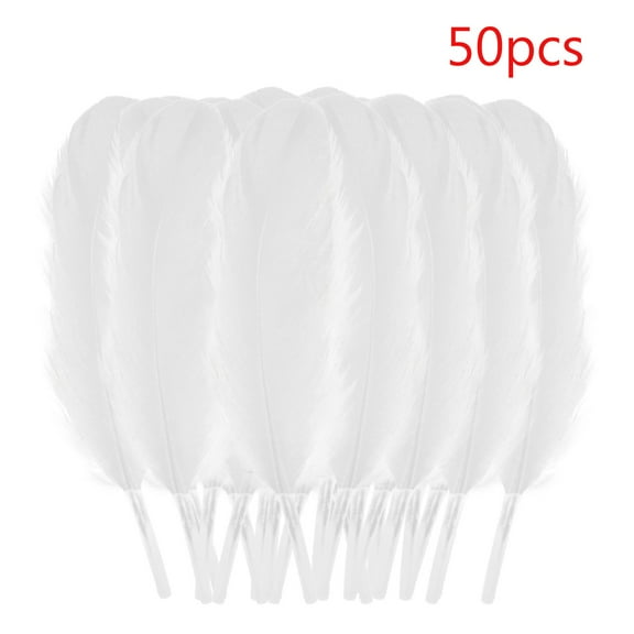 50PCS Multicolor Craft Feathers Bulk Fluffy Decorative Feathers for Wedding Centerpieces Party Decor DIY Crafts Home Decor Hair Accessories Dream Catcher Floral Arrangements