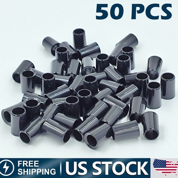 50PCS NEW BLACK TAPER TIP IRON GOLF FERRULES .355 .75" .530OD