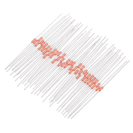 50PCS NTC Thermistors Resistors MF58 3950B 20K Ohm Glass Sealed Temperature Sensor