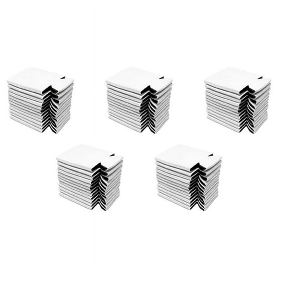 50PCS Neoprene Beer Can Cooler Drink Cup Bottle Sleeve Insulator Wrap Cover New White,50 x Cup sleeve,White