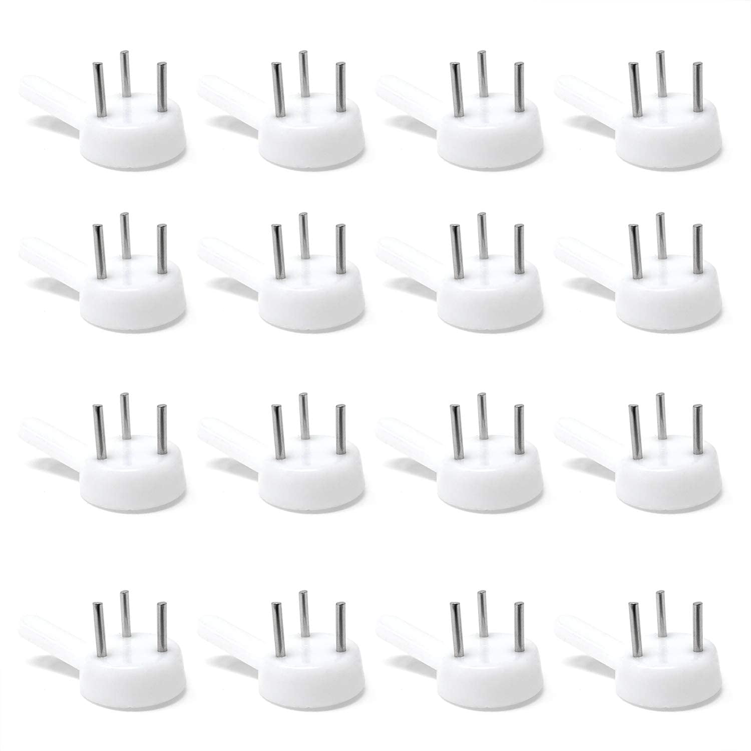 50PCS Non-Mark Hook Plastic Hardwall Hanger Plastic Photo Frame Nail ...