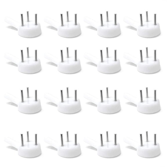 50PCS Non-Mark Hook Plastic Hardwall Hanger Plastic Photo Frame Nail Picture Frame Hangers Picture Hook for Hardware, Fasteners & Hooks Wall Mount