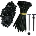thumbnail image 1 of AiFlin 50PCS Nylon Universal Cable Tie Buckle Heavy Duty Self-Locking Nylon Zip Ties Holder, 1 of 10