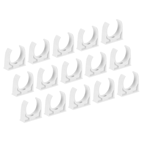 50Pcs U-Shaped Conduit Clip Push in Saddle for 40mm Tube Dia Securing