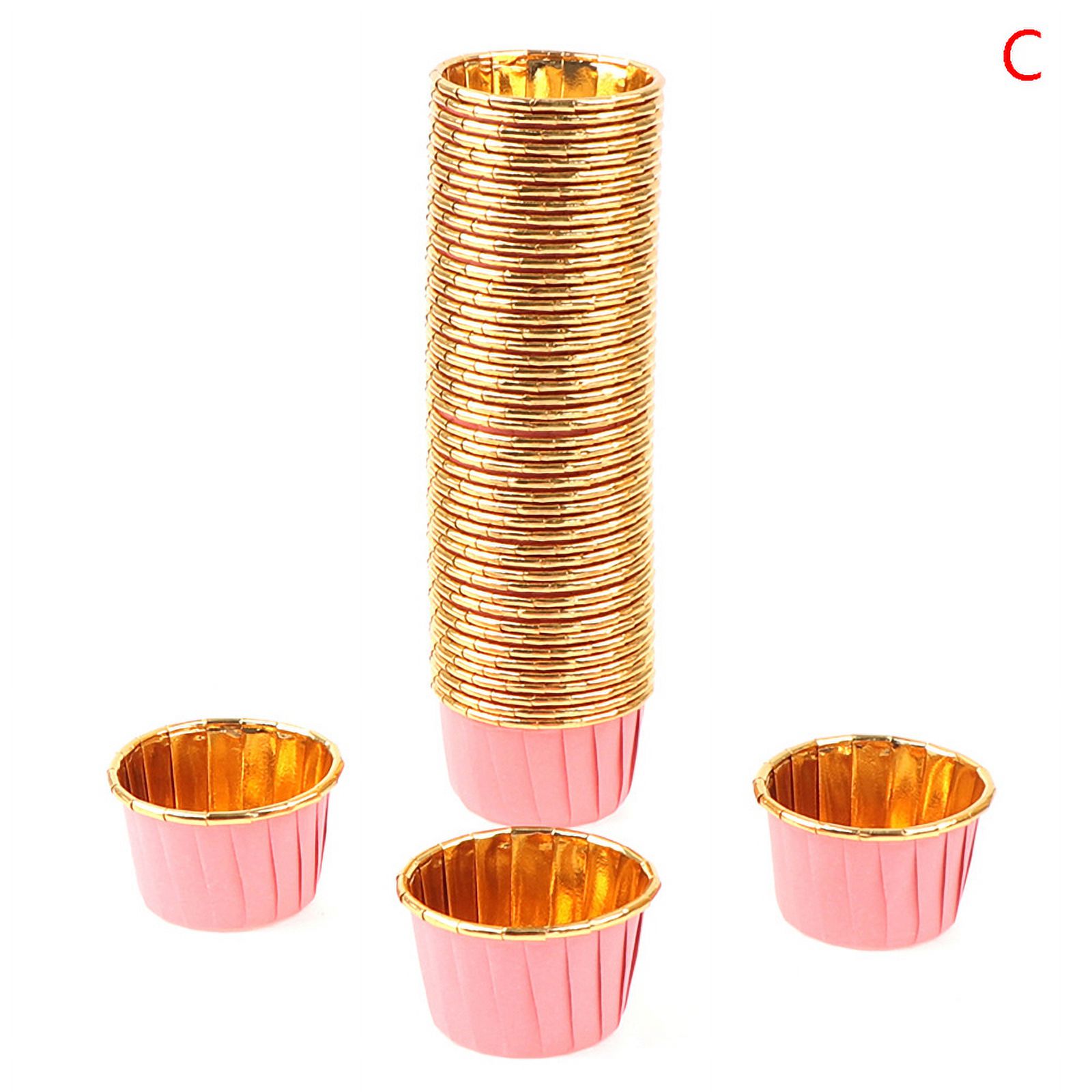50PCS/Pack Cupcake Liner Cake Wrappers Baking Cup Tray Case Cake Paper ...