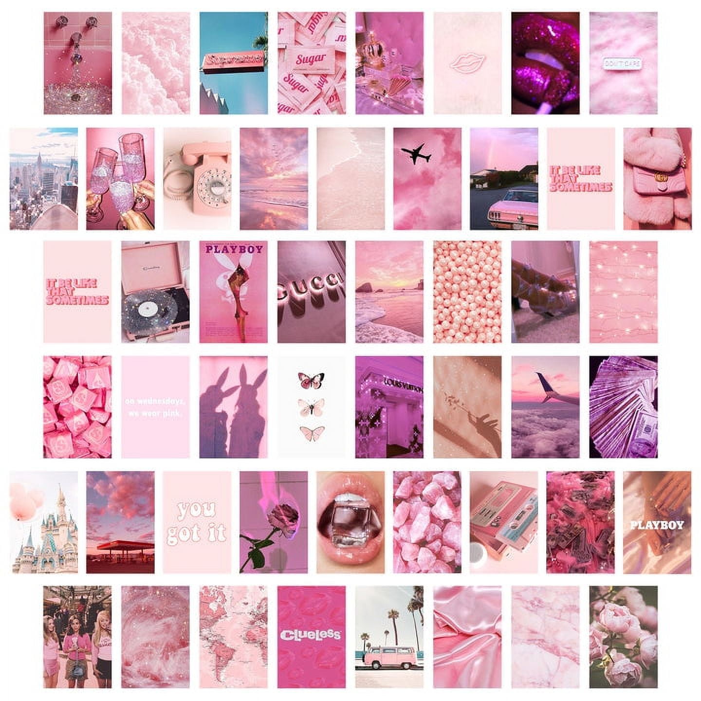 Pink and white Louis Vuitton  Wallpaper, Picture collage wall, White louis  vuitton
