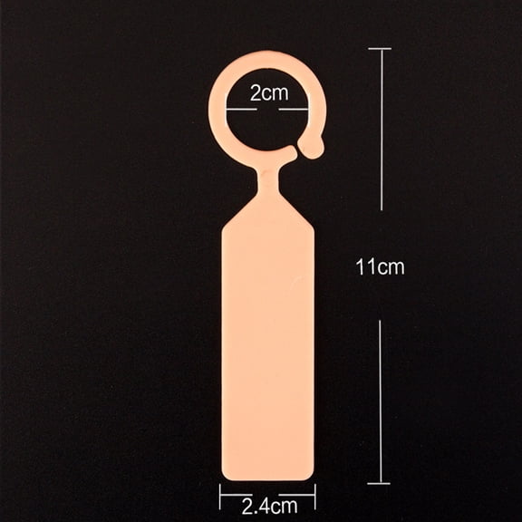 50PCS Plant Labels, Plastic T-shaped Waterproof Plant Tree Tags, 4.3" Multicolor Hanging Plant Markers for Outdoor Plants, Potted Plants, Nursery, Gardening