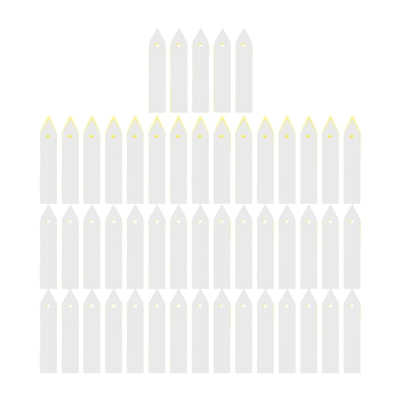 50PCS Plant Labels , Waterproof Garden Markers , 0.62” x 4” Plastic Plant Tags for Seedlings, Herbs, Vegetables , Reusable Outdoor Plant Signs for Gardening & Farming