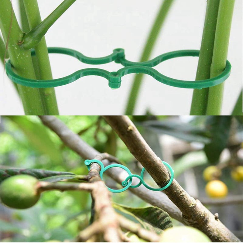 50PCS Plant Twist Clip Ties Garden Plant Support Clips Vegetables ...