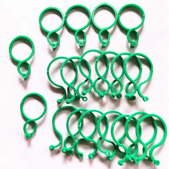 50PCS Plant Twist Clip Ties Garden Support Clips Vegetables Tomato Vine Flower Locks for Plants 4cm