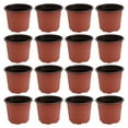 50PCS Plastic Flowerpot Creative Breathable Flower Pot Succulents