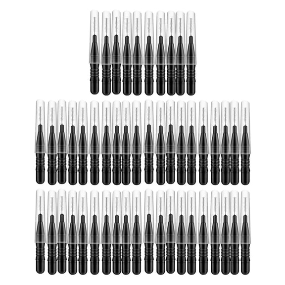50PCS Portable Eyebrow And Eyelash Spoolie Brushes Compact Eyebrow Grooming For Makeup Enthusiasts And Professional