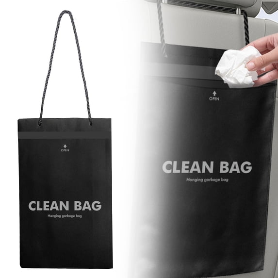 50PCS Recycled Disposable Car Trash Bags, Leakproof, Smell Proof Hanging Garbage Bags for Car, Truck, SUV & Vehicle Stick On Trash Bag For Car Truck Alternative To Car Trash Can