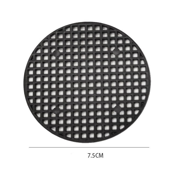 50PCS Round Plastic Mesh Pot Bottom Grid Net Pads 75mm Diameter Plant Container Drainage Screens for Bonsai Orchids Hydroponics Planters