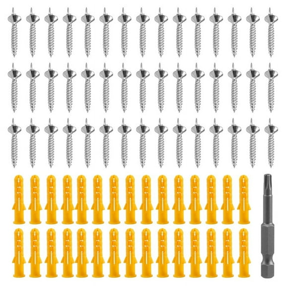 50PCS Seamless Nails Double-Headed Screw Solid Wood Baseboard Foot Line Special Security Screws
