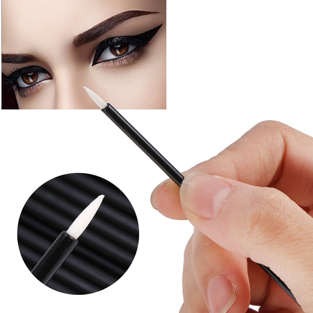 50PCS/Set Disposable Eyeliner Brush Eyeshadow Applicator Eyes Makeup