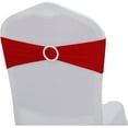 thumbnail image 1 of 50PCS Spandex Chair Sashes | Chair Bands with Buckle Slider | for Wedding, Hotel, Banquet, Party Decorations | Without White Covers, 1 of 6