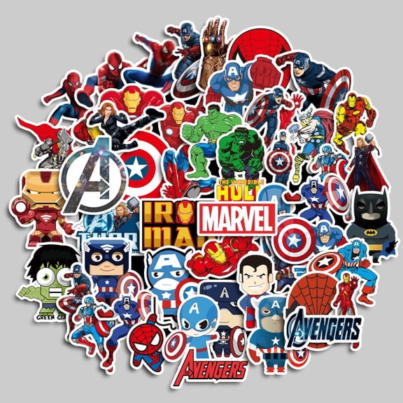 50PCS Spider Man Stickers for Water Bottle Cup Laptop Guitar Car Motorcycle Bike Skateboard Luggage Box Vinyl Waterproof Graffiti Patches
