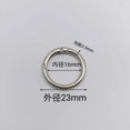 thumbnail image 1 of 50 PCS O-shaped key rings, sturdy metal round split rings, durable keychain accessories, suitable for DIY crafts and daily storage., 1 of 1