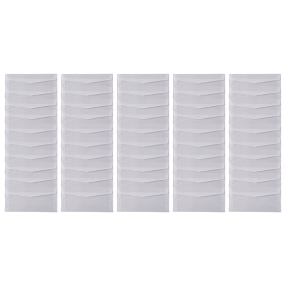 50PCS Translucent Envelopes Stationary Set 10.5x22cm 12.5x17.6cm Letter Envelope