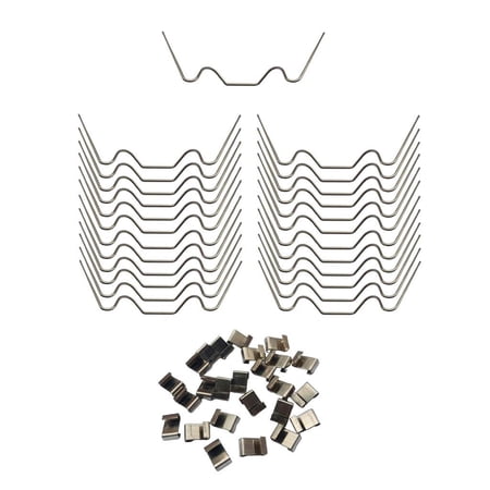 50PCS Type U0026 Z Stainless Steel Greenhouse Clips Replacement Garden Accessories