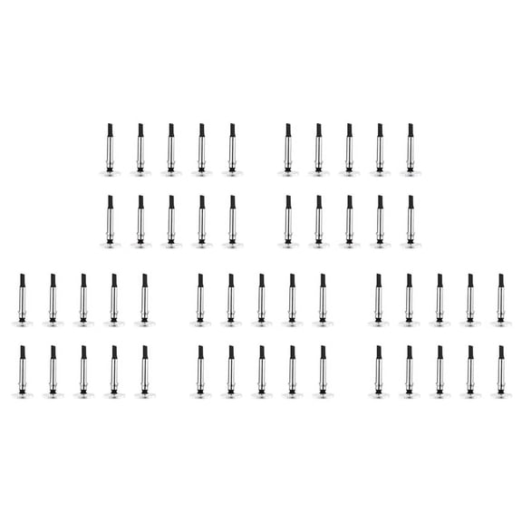 50PCS Universal Stylus Pen Transparent Disc Capacitive Screen Touch Pen Replacement Tip Drawing Writing Nib Pencil Head
