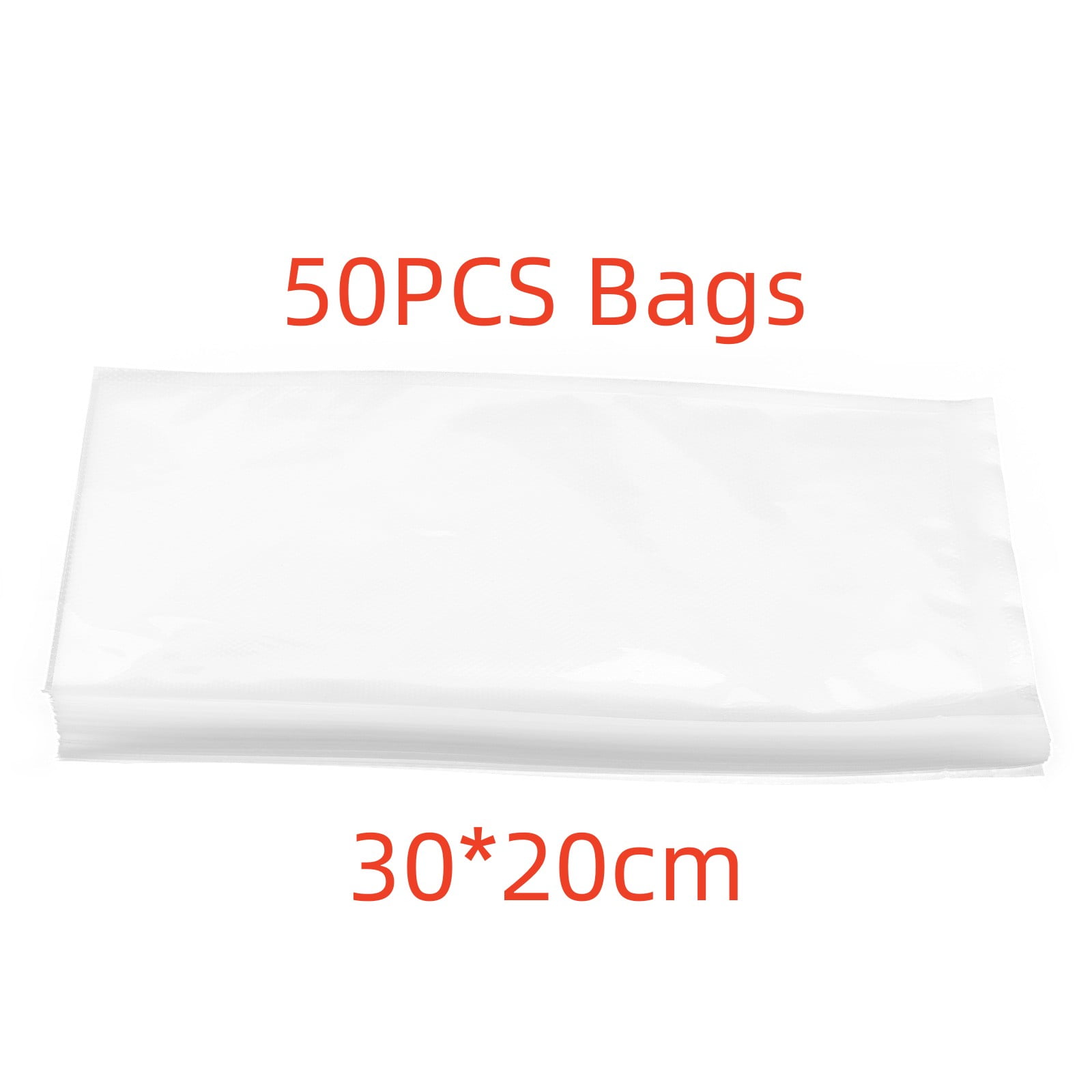 50PCS Vacuum Sealed Bags Sealing Storage Bags,7.88"x11.81" Inches