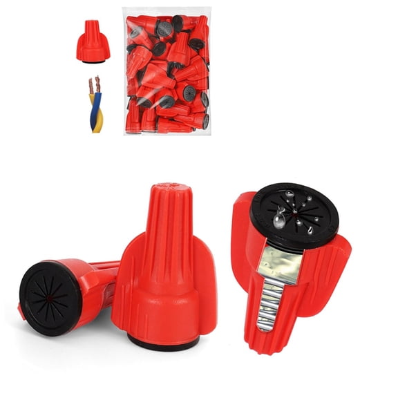 50PCS Waterproof Wire Connectors 18-10AWG, Waterproof Wire Nuts for Landscape Lighting & Electrical Connections