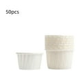 thumbnail image 1 of 50PCS White Cupcake Baking Cups Disposable Paper Liners Muffin Cake Boxes for Birthday Party Wedding Baking Supplies Eco-Friendly Packaging, 1 of 6