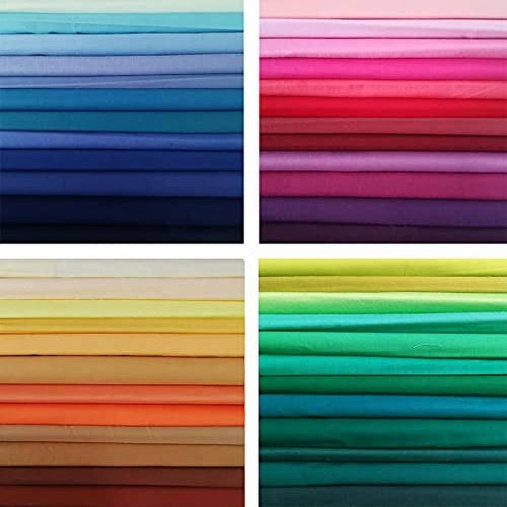 50PCS10 x 10 Quilters Cotton Quilting Fabric Squares Bundles for Sewing 