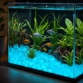 thumbnail image 1 of 50PCs Colorful Glow-in-the-Dark Garden Stones Night Guide Luminous Pebbles Rainbow Glow in the Dark Stepping Rocks Outdoor Landscaping Decor Glowing Stones Fish Tank DIY Aquarium Decorations, 1 of 6
