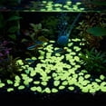 thumbnail image 1 of 50PCs Colorful Glow-in-the-Dark Garden Stones Night Guide Luminous Pebbles Rainbow Glow in the Dark Stepping Rocks Outdoor Landscaping Decor Glowing Stones Fish Tank DIY Aquarium Decorations, 1 of 6