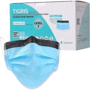 Disposable Face Masks with Nose Foam, 3-Ply, 50 Pack