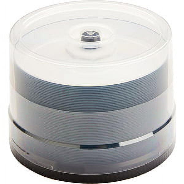 50PK CDR TUFFCOAT W/WATERSHIELD 52X 700MB WHITE HUB/GLOSSY FINISH