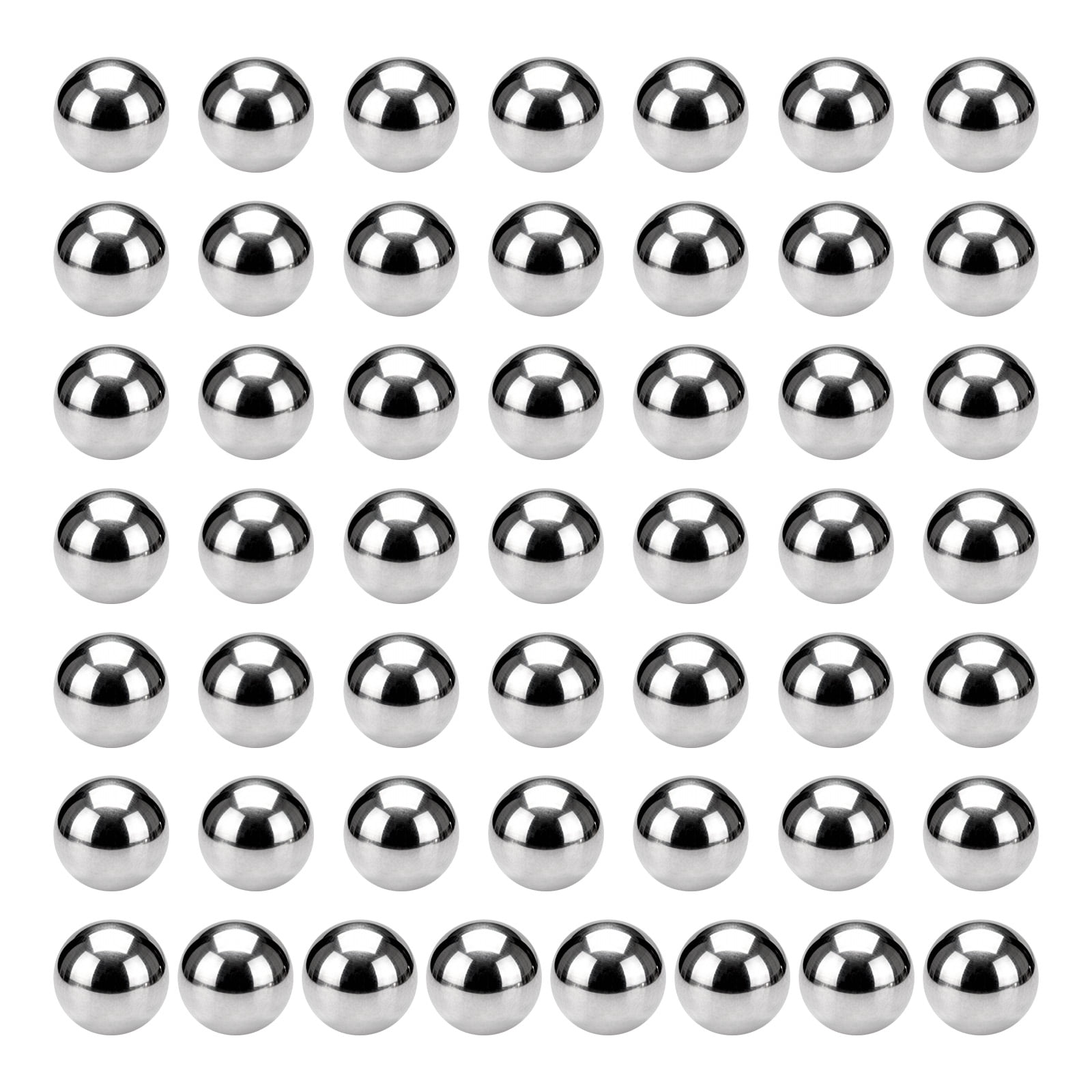 50Pack 1/2" Bearing Balls, 316L Stainless Steel G200 Precision Balls for Bearings Bicycles Casters Automotive Part and DIY (Mirror Polished)