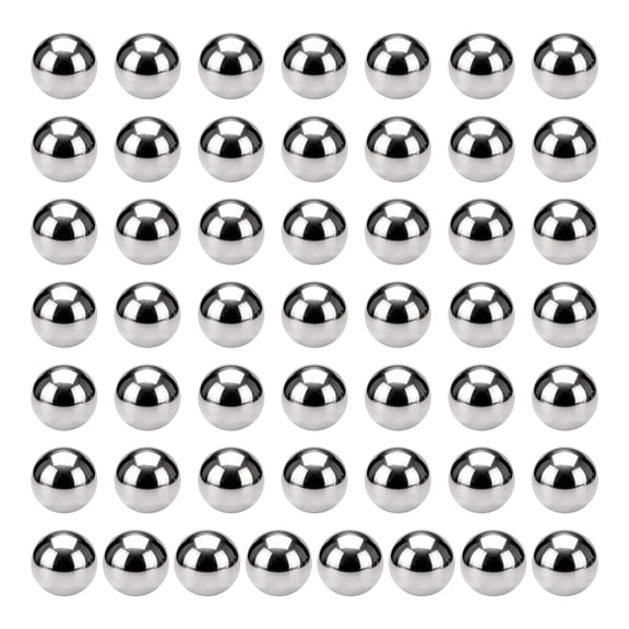 50Pack 1/4" Bearing Balls, 316L Stainless Steel G200 Precision Balls for Bearings Bicycles Casters Automotive Part and DIY (Mirror Polished)