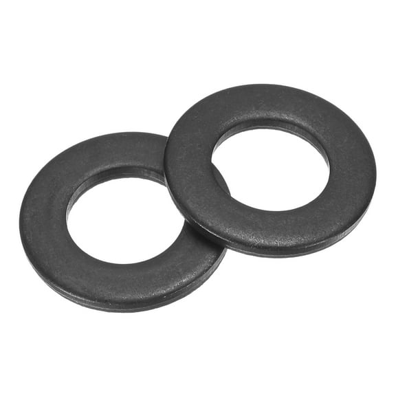 50Pack Fender Washers, M12 Carbon Steel Flat Washer 24mm OD 2.5mm Thick